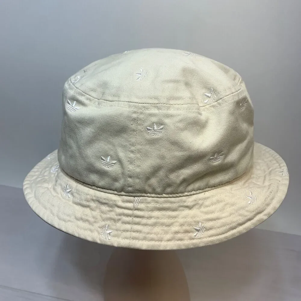 Adidas‎ Originals Trefoil Bucket Hat Off White One Size Fits Most Summer Womens